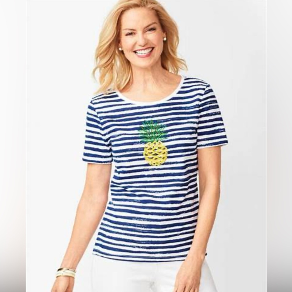 BOGO!❤️Talbots❤️ Pineapple Top Size X
